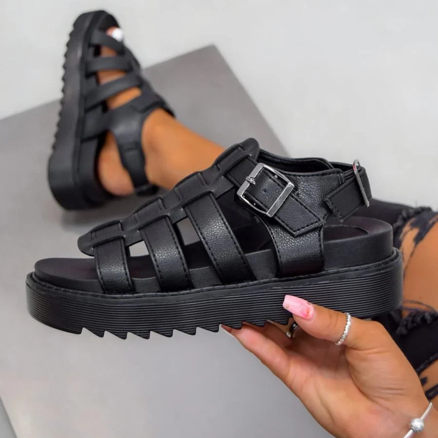 Sandales gladiateur épaisses BLADE à boucle