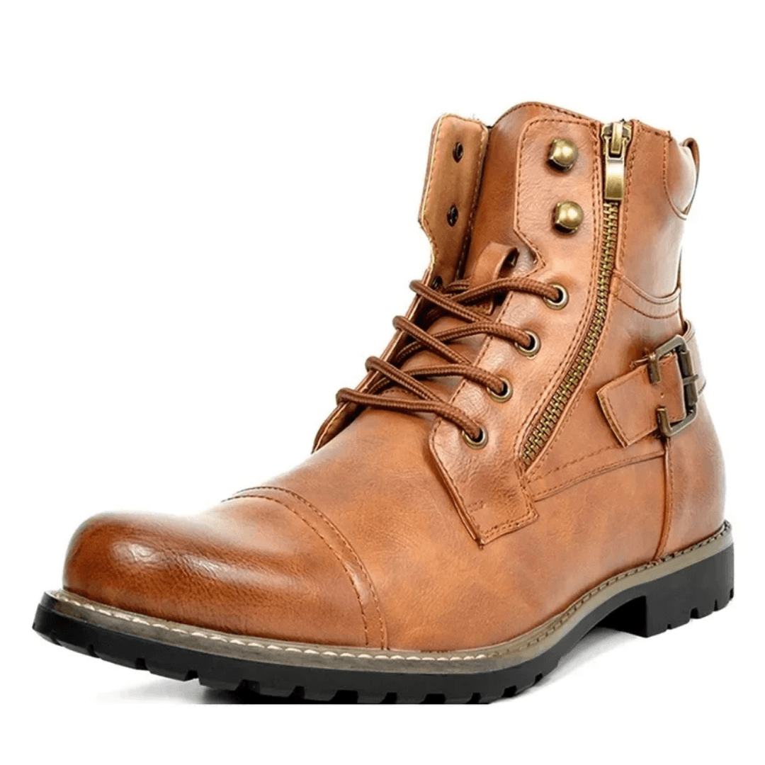 Damon | Leather lace boots