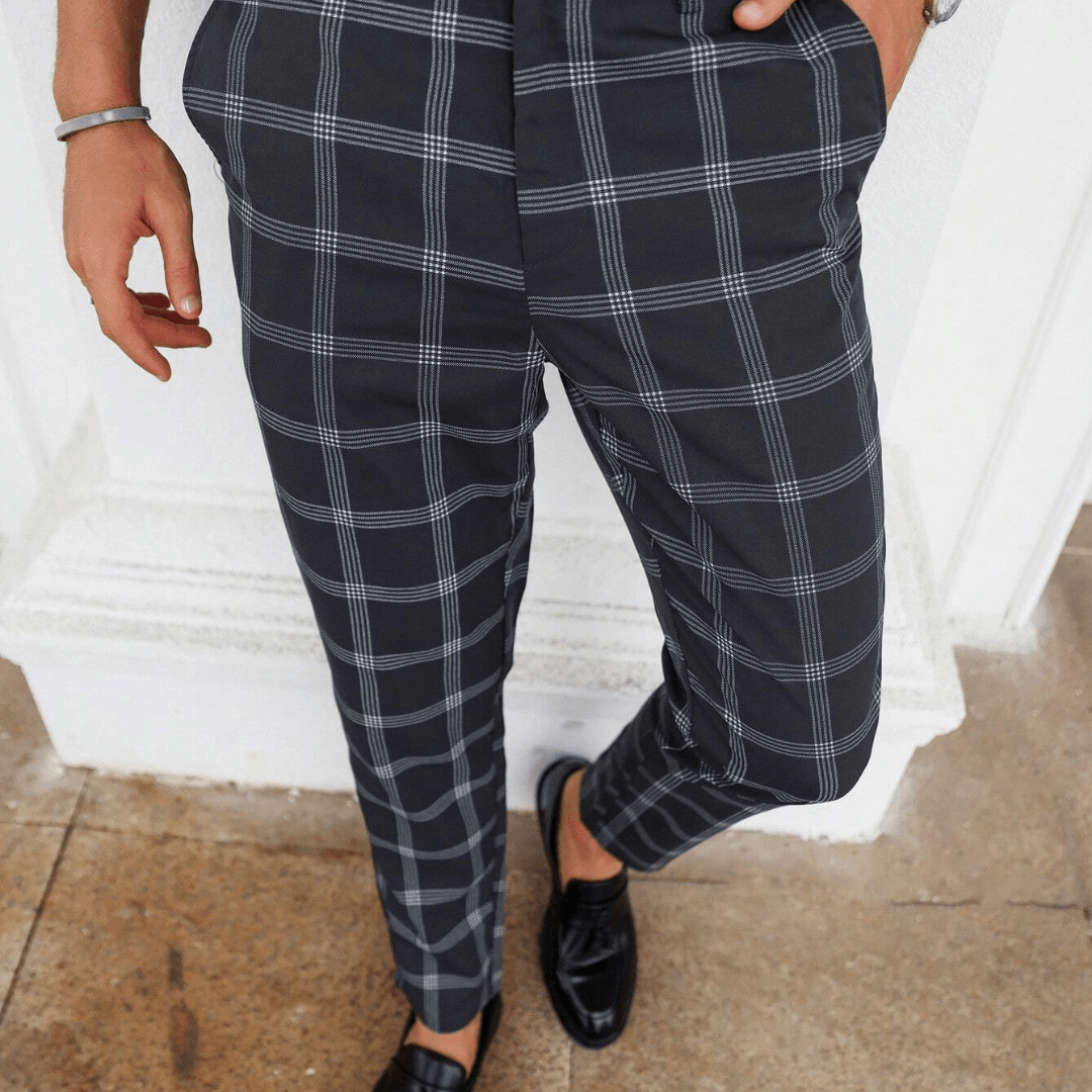 Elegant Checkered Pants