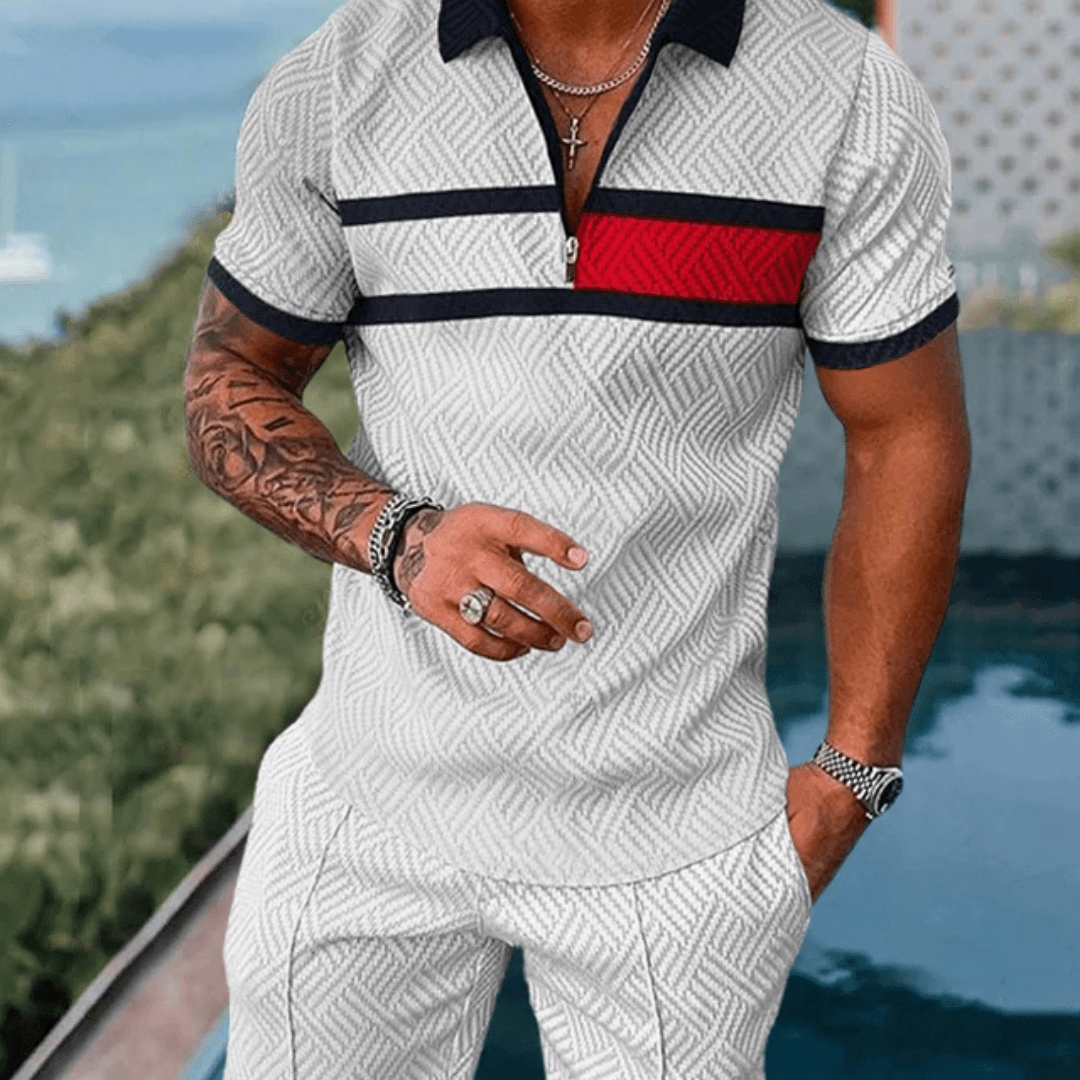Timmy Polo Shirt And Shorts Co-Ord