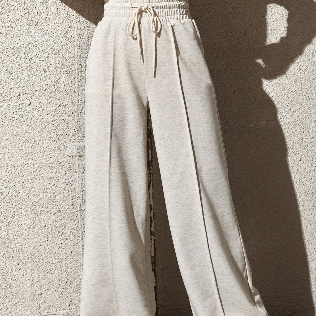 Suit Pants with Drawstring Waist