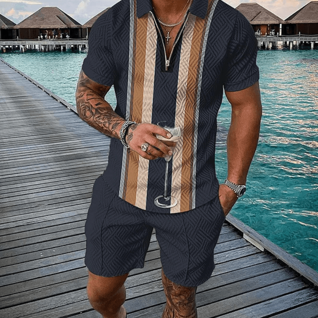 Tycan Polo Shirt And Shorts Co-Ord