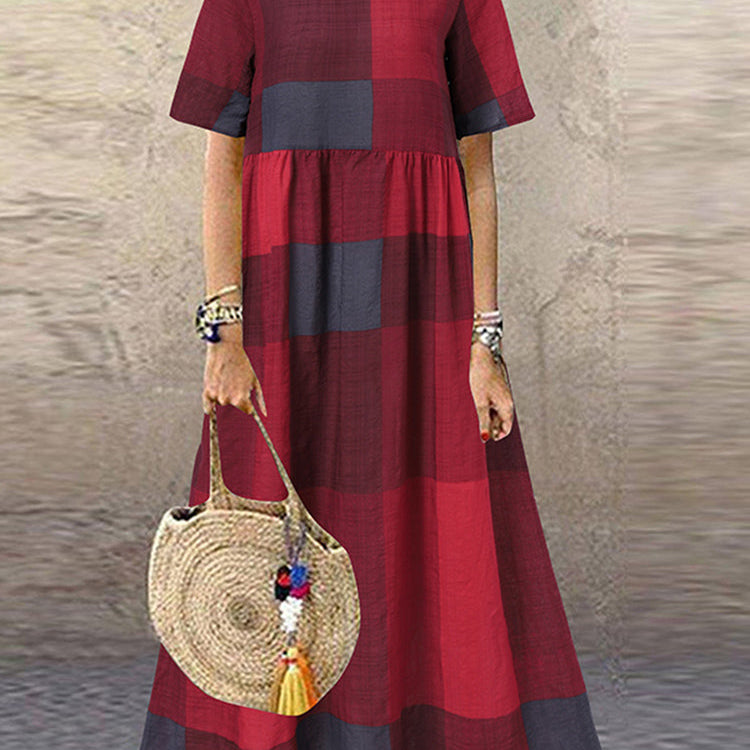 Maƫlle | Patterned chiffon dress