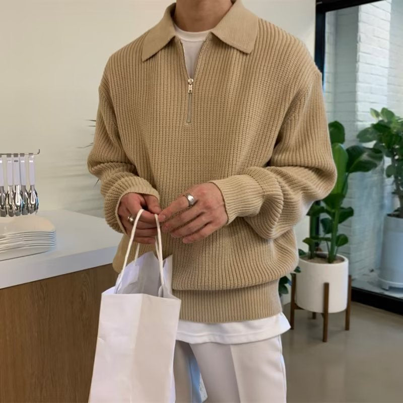 CHARLES | HALF-ZIP SWEATER