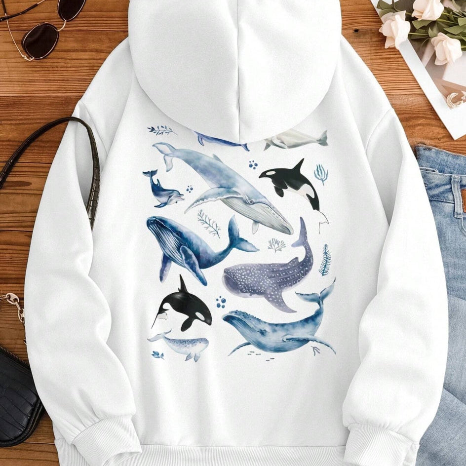 Naëlle™ | Oversized sweatshirt with back print