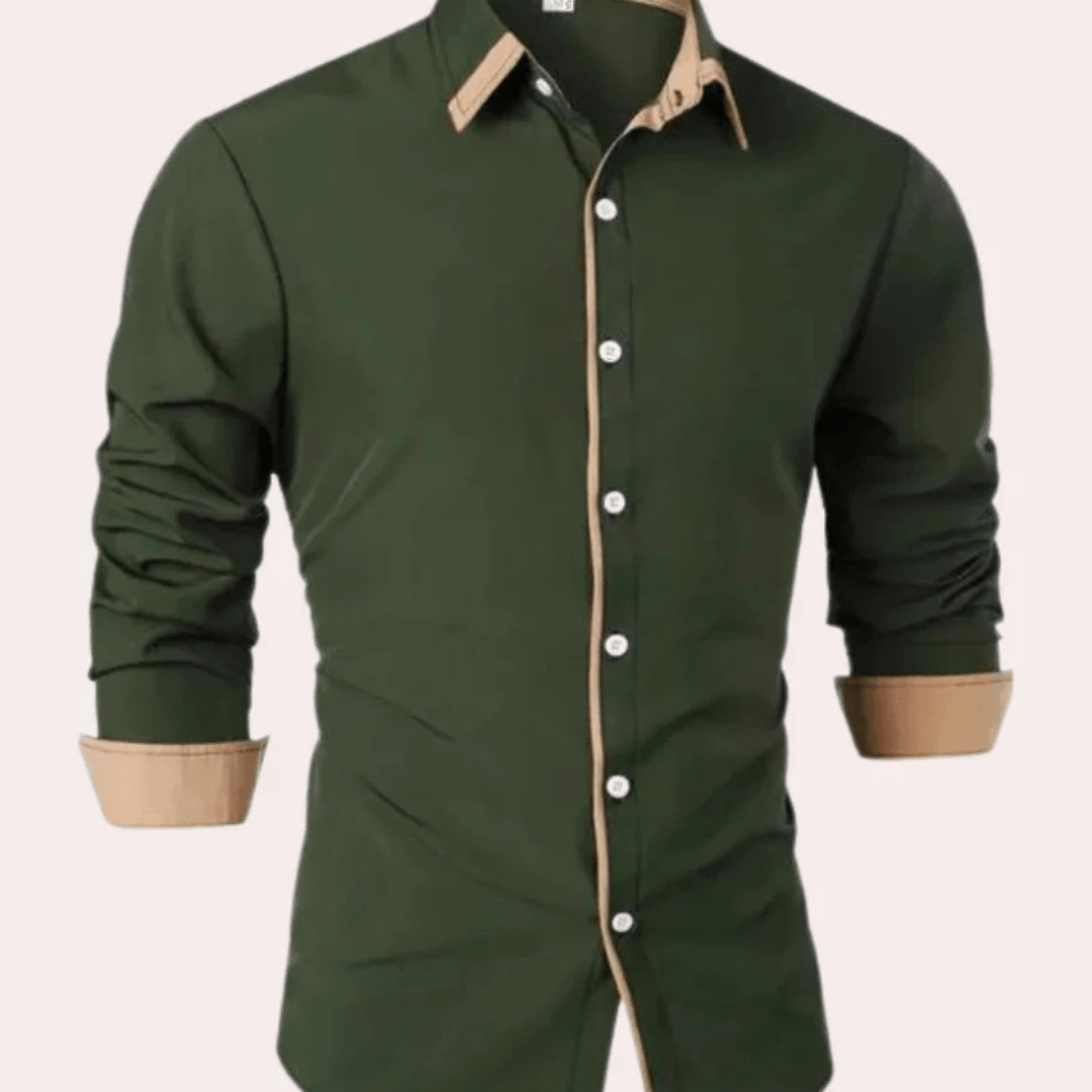 Classic and elegant autumn shirt