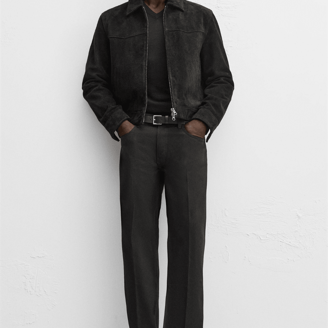 Classic Black Wool Trousers