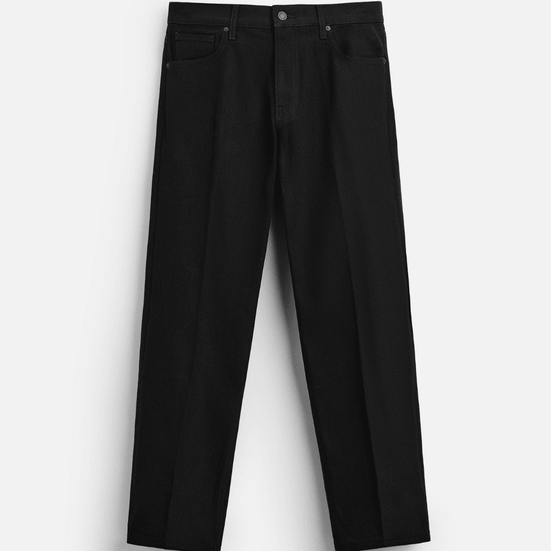 Classic Black Wool Trousers