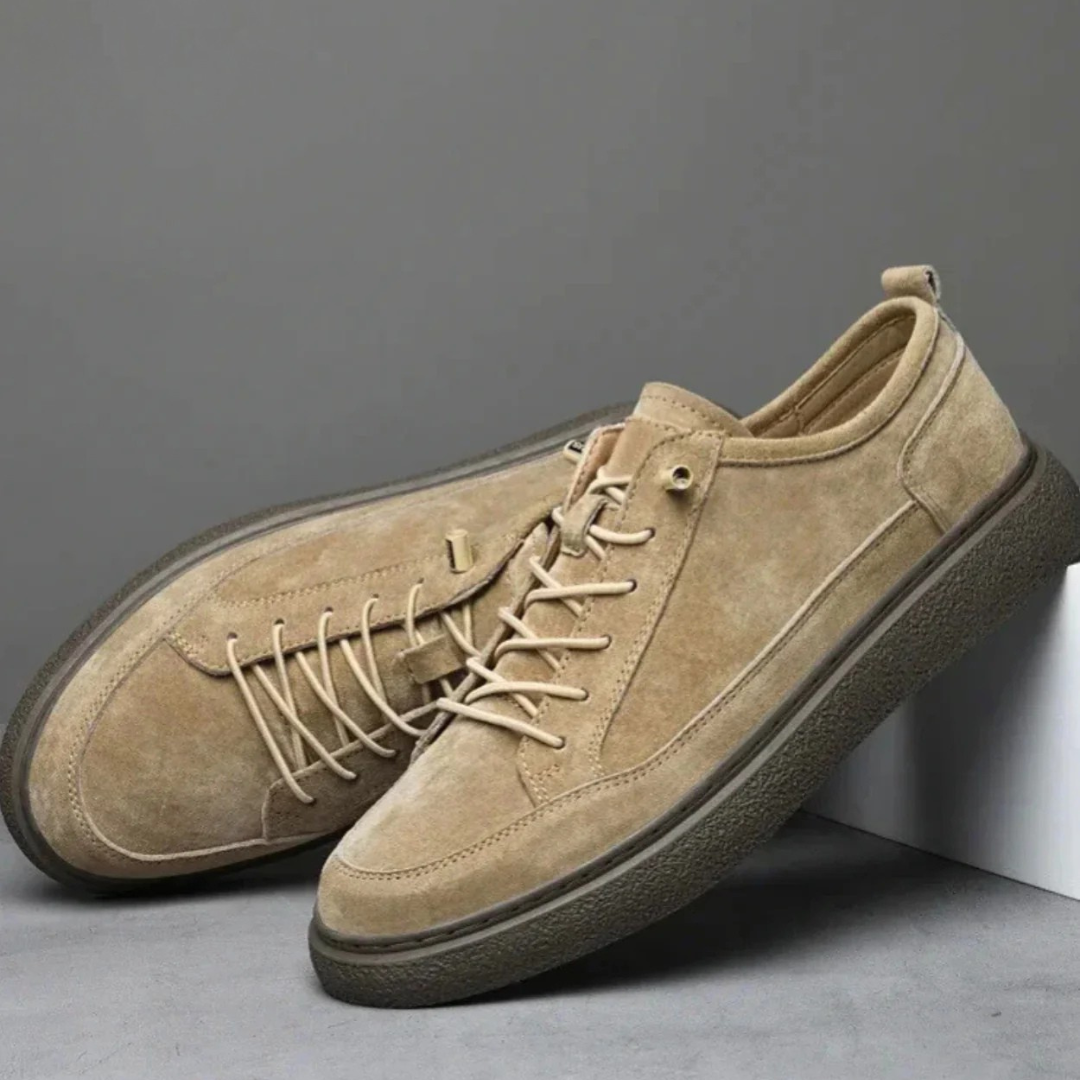 Mike | Suede leather sneakers