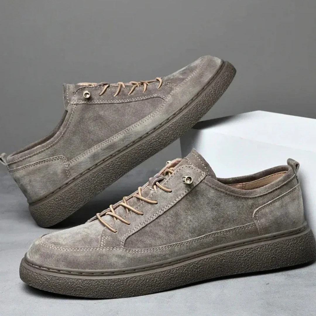 Mike | Suede leather sneakers