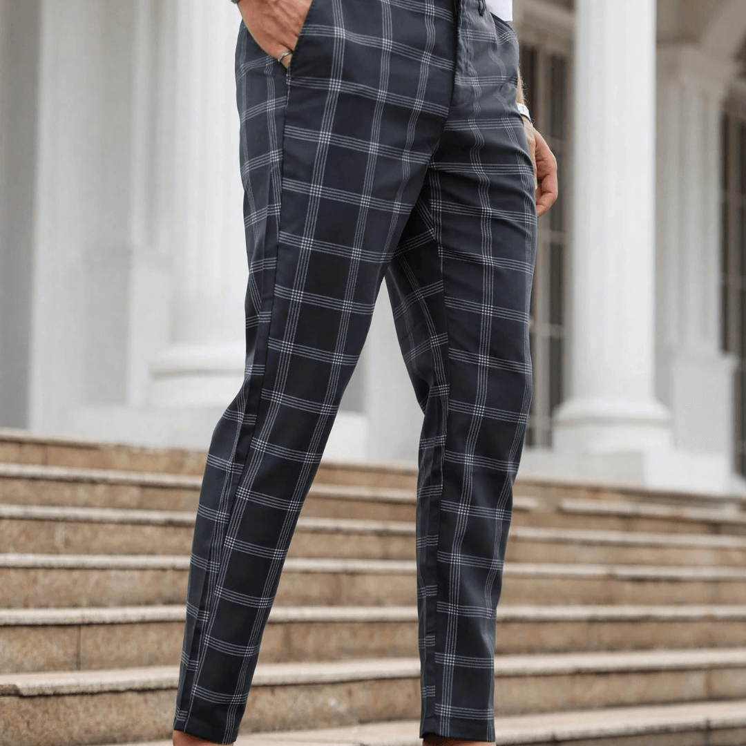 Elegant Checkered Pants