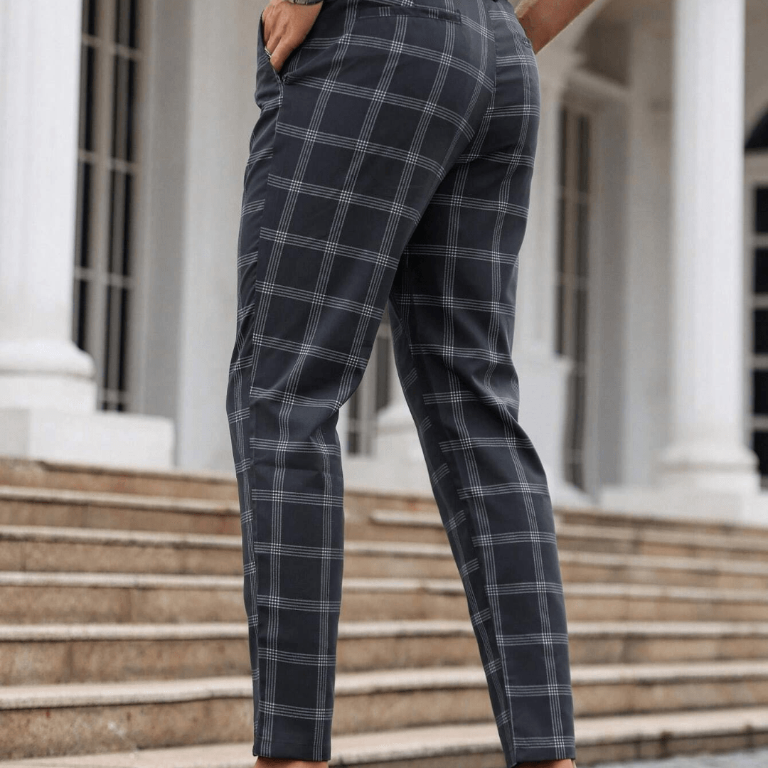 Elegant Checkered Pants