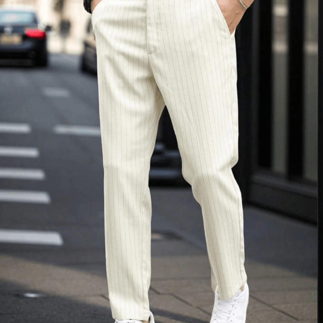 Elegant Striped Trousers