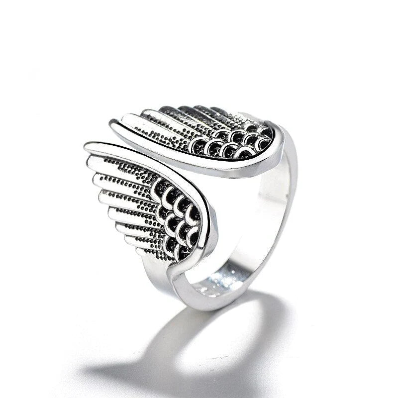 Bague ange réglable en argent sterling 925