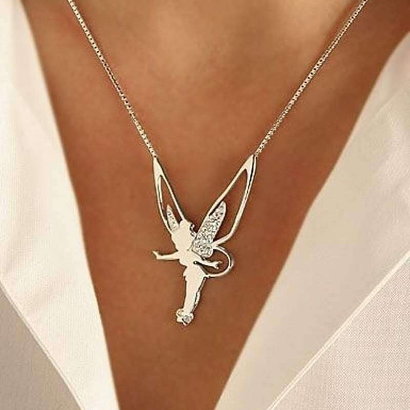 Collier Lucky Fairy en argent sterling et or