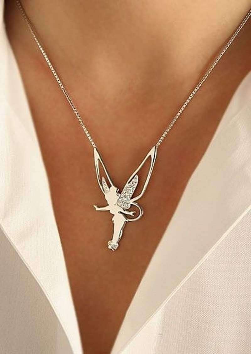 Collier Lucky Fairy en argent sterling et or