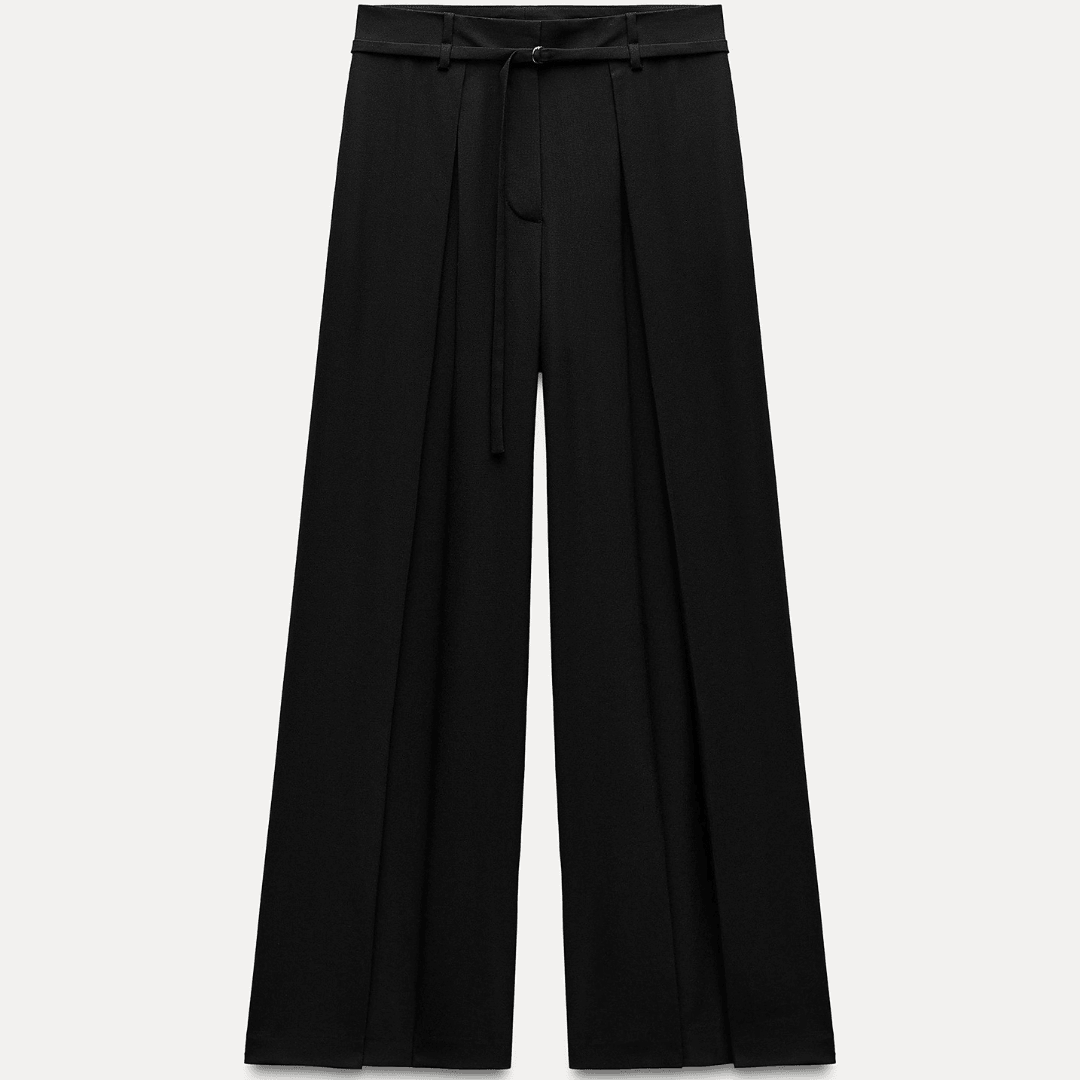 Wide leg trousers