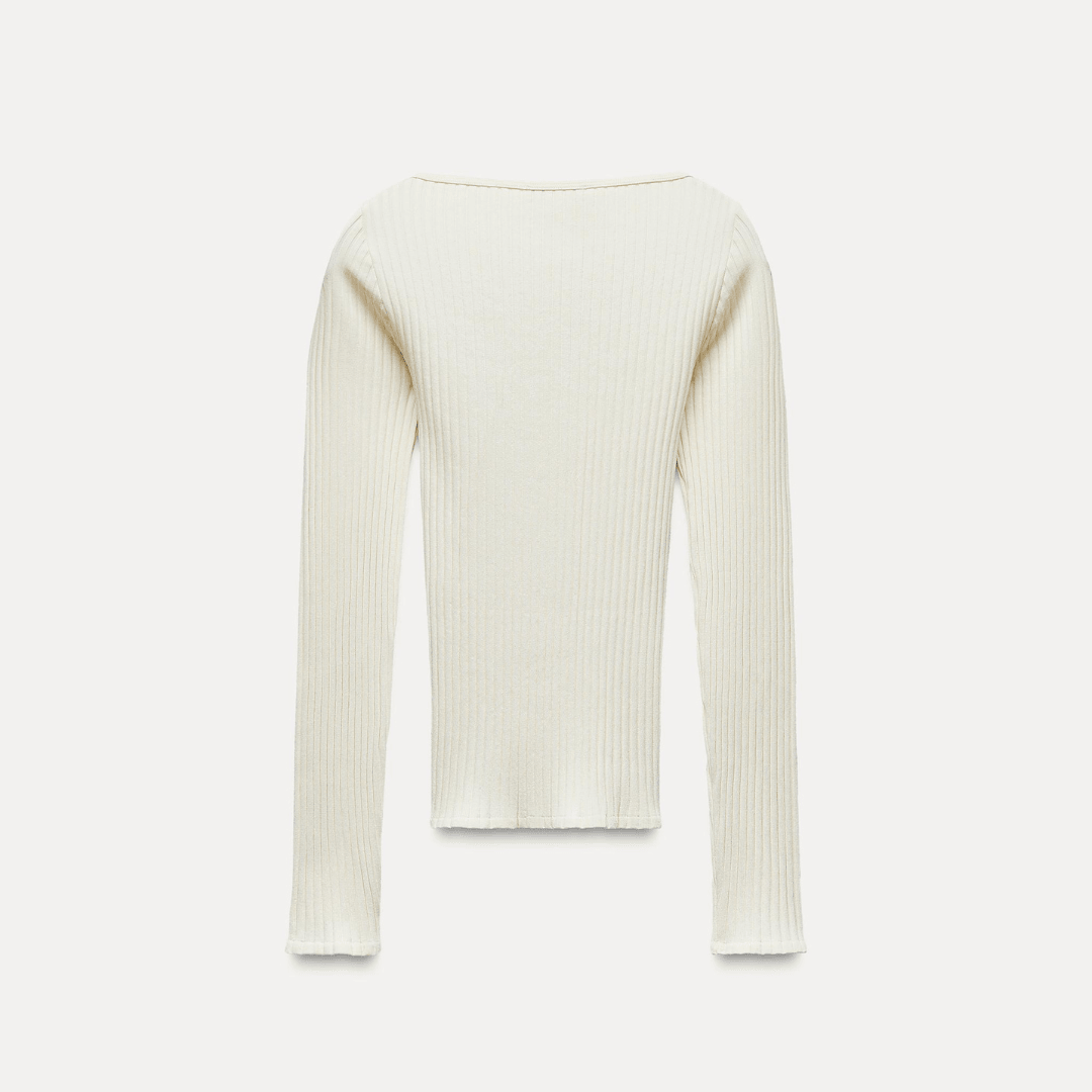 Seamless with bow and lace T-shirt