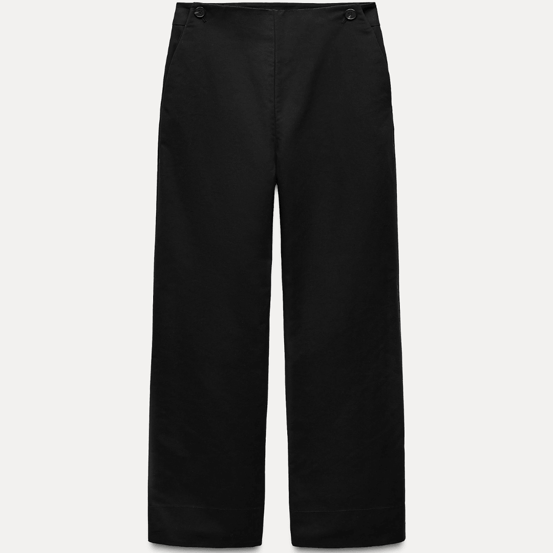 High life tousers with bottons