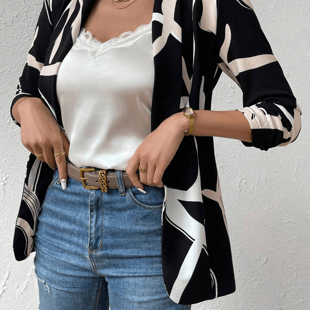 Abstract Pattern Blazer