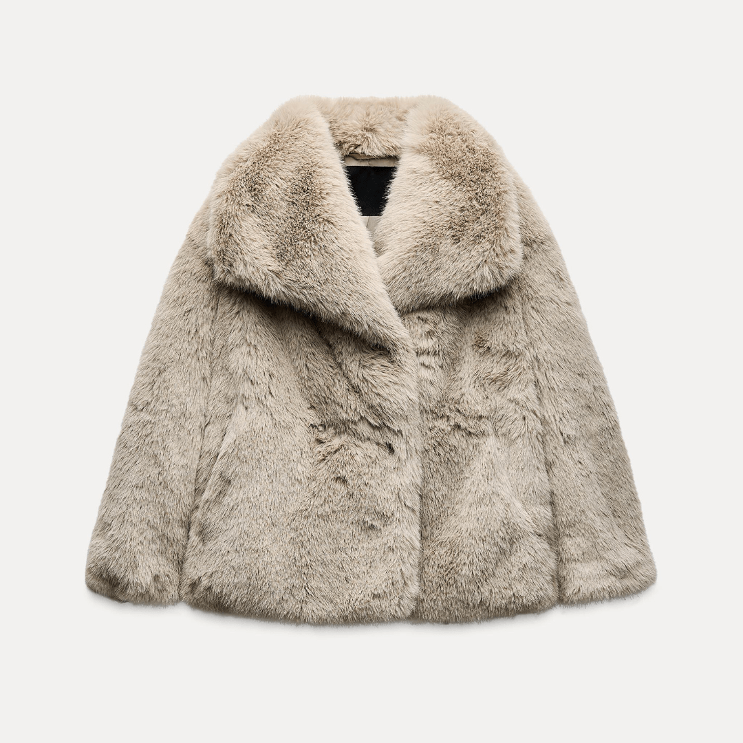Elegant Faux Fur Coat