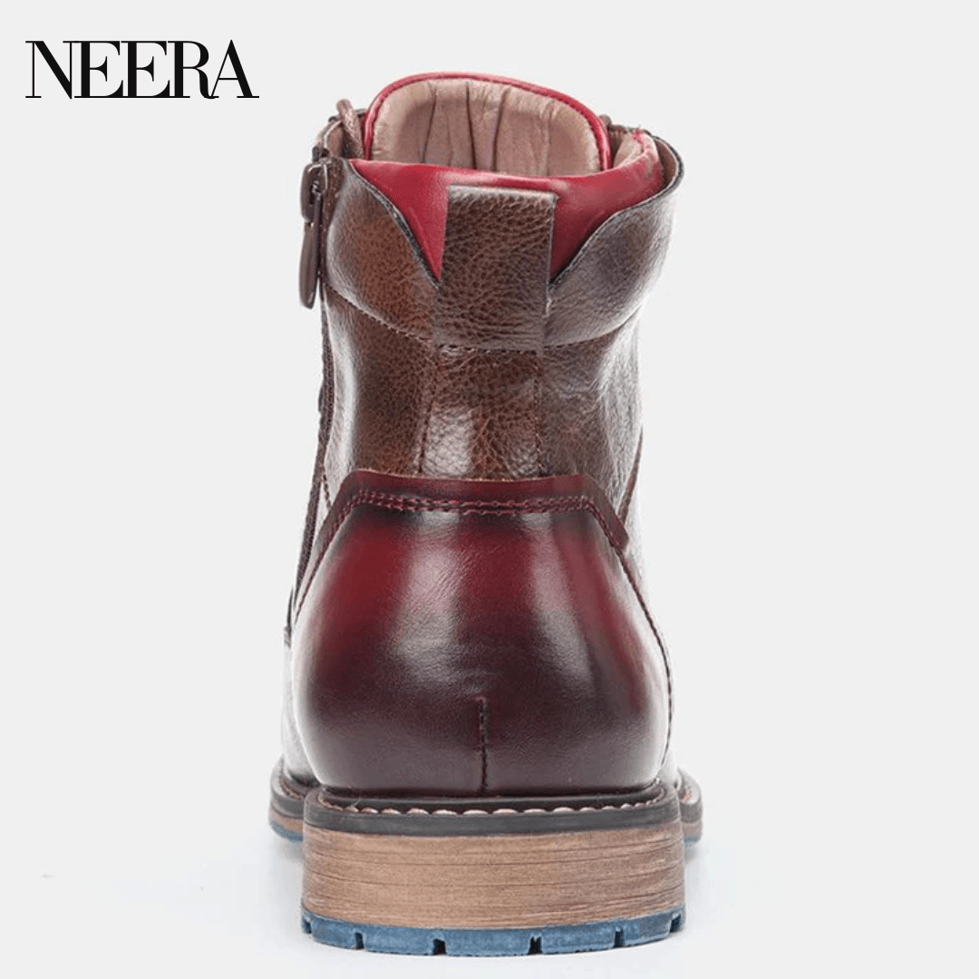 Aaron | Handmade premium leather Oxford boots 