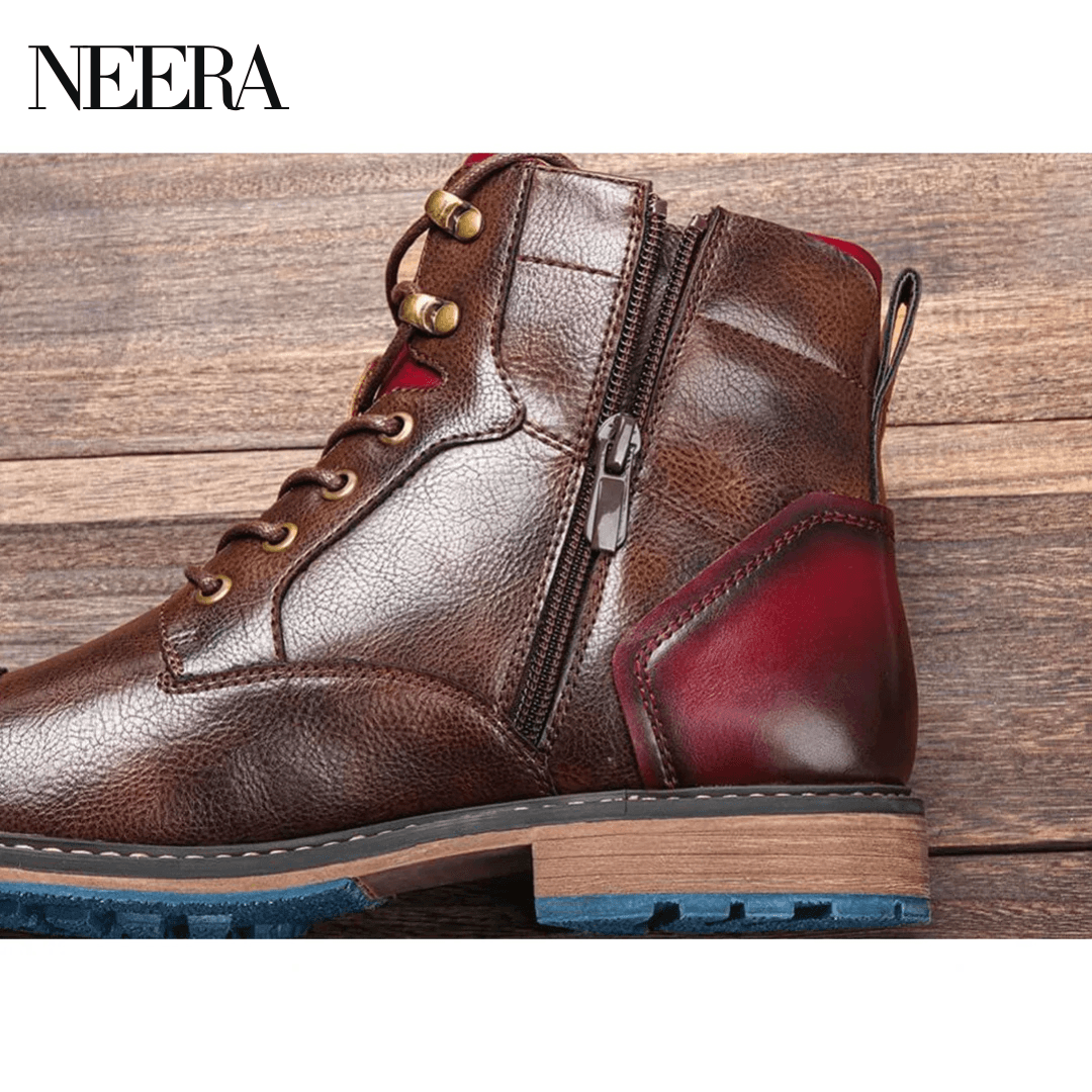 Aaron | Handmade premium leather Oxford boots 