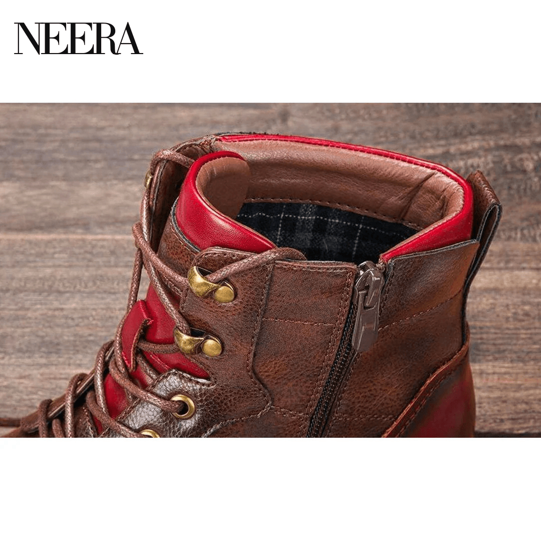 Aaron | Handmade premium leather Oxford boots 