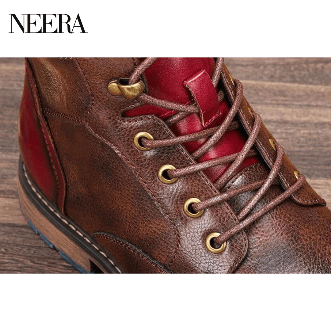 Aaron | Handmade premium leather Oxford boots 