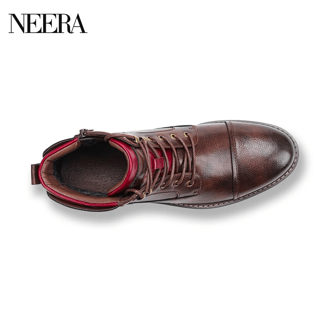 Aaron | Handmade premium leather Oxford boots 