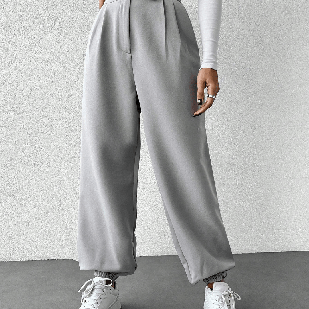High waist trousers