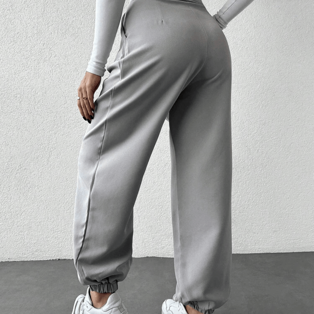 High waist trousers