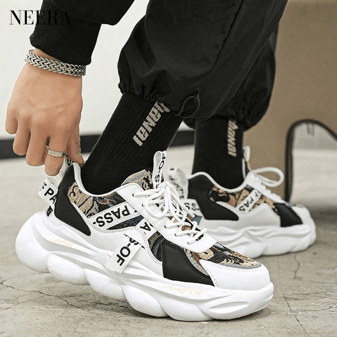 Men's sports scarf with suola spessa and morbid orthopediche