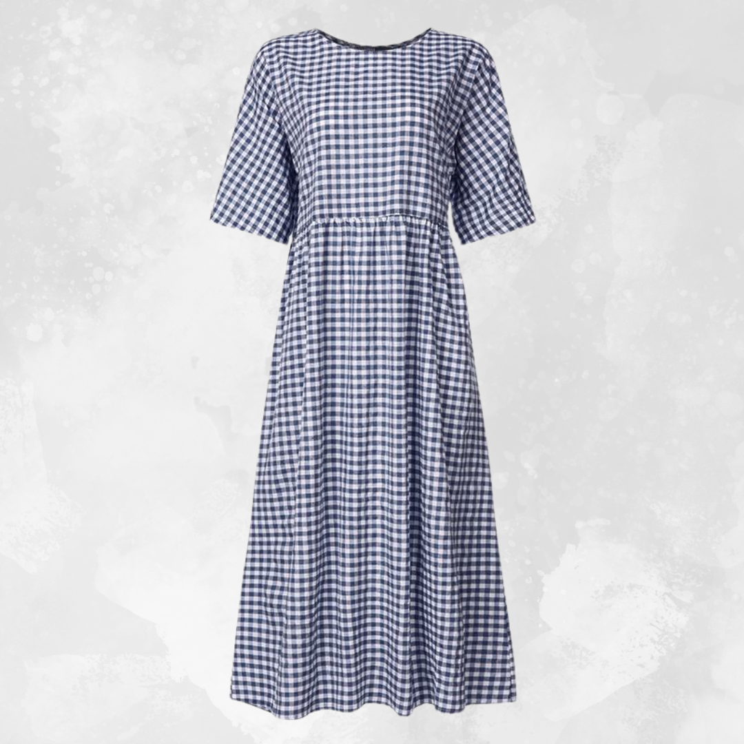 Christine | Robe à motifs en tissu chiffon