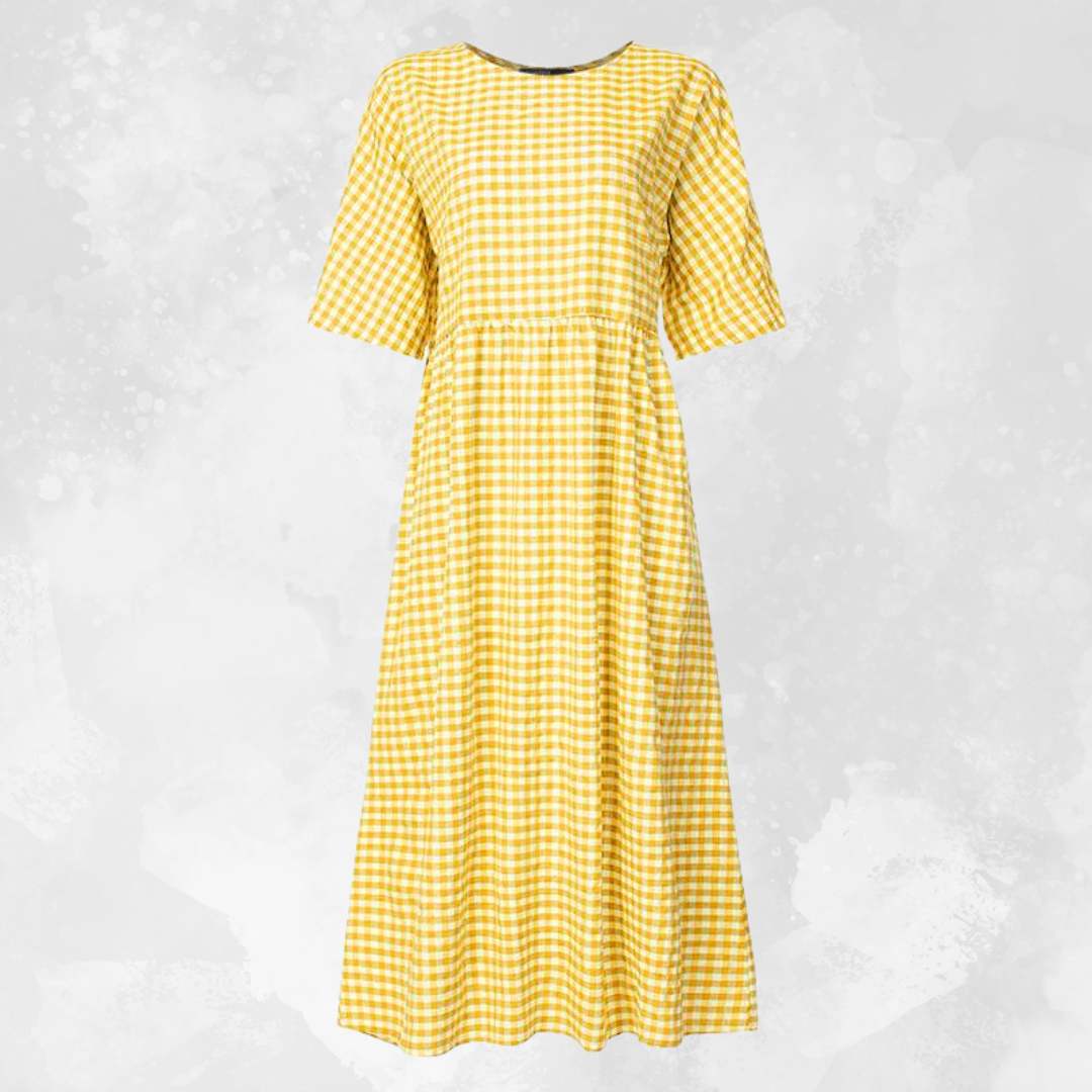 Christine | Robe à motifs en tissu chiffon