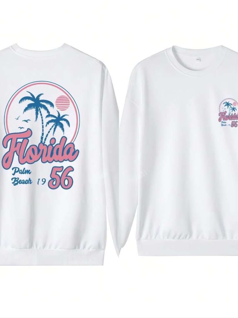 Éléonore™ | Sweat-shirt blanc oversize