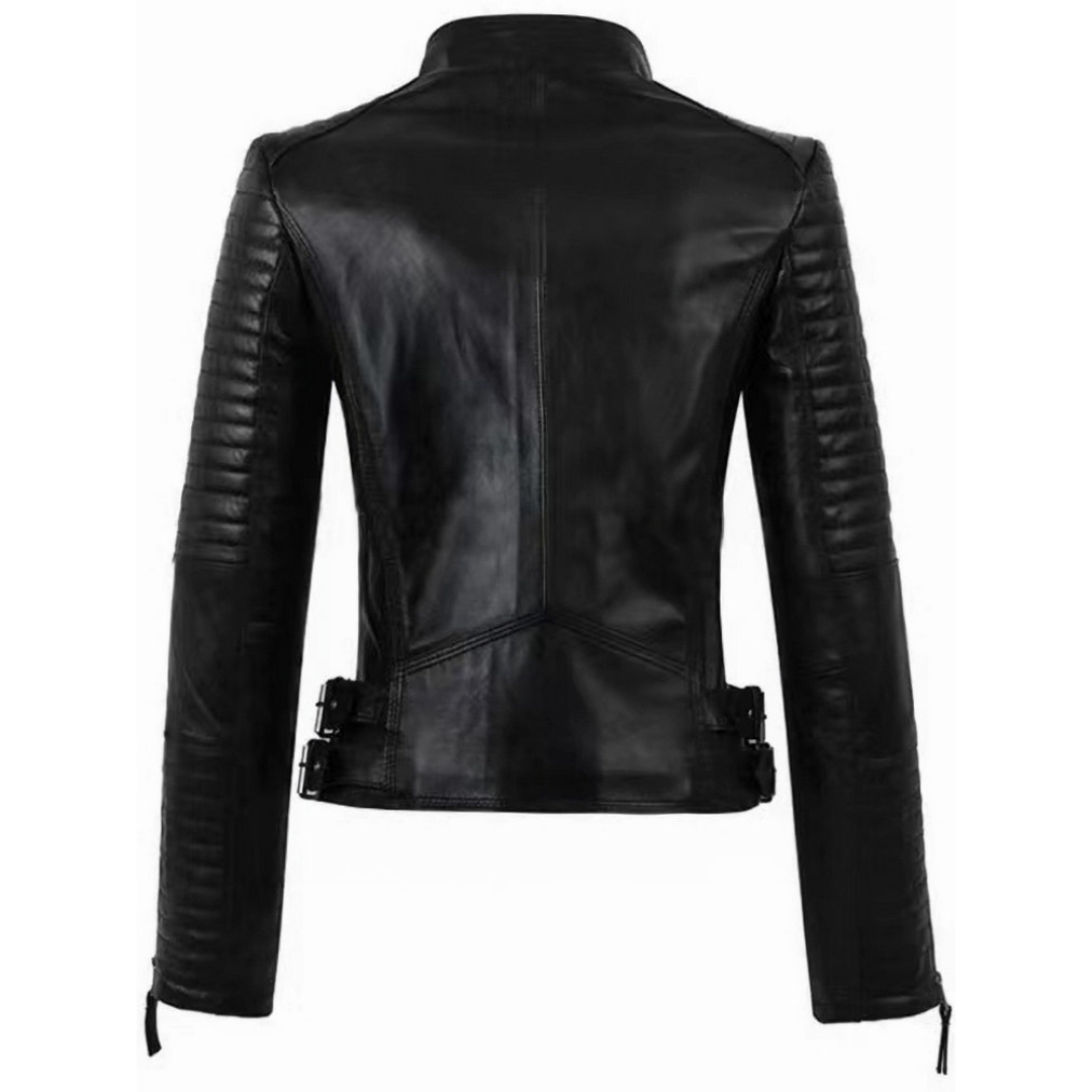 Charlotte | Veste en cuir véritable