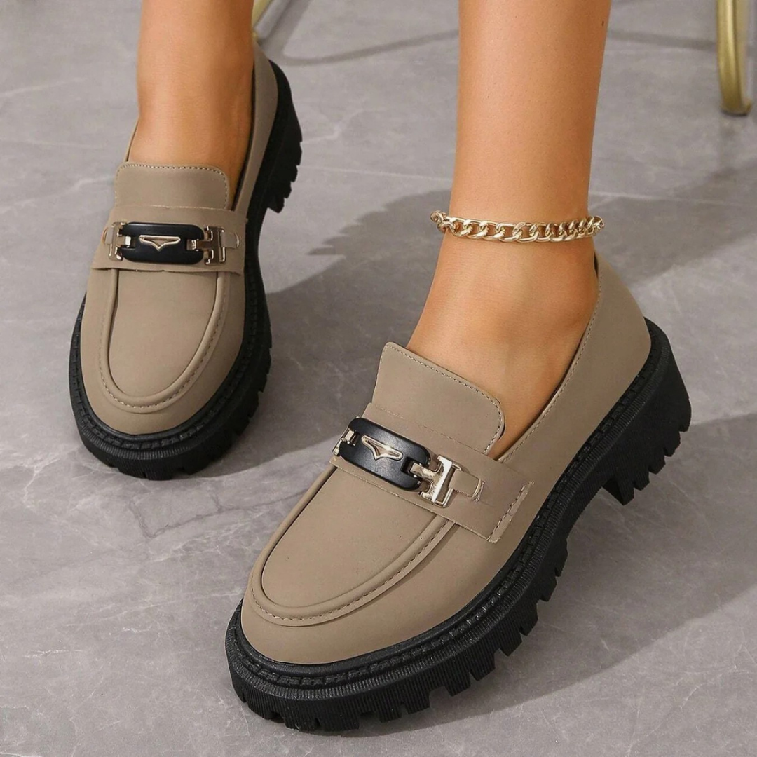 Chantal | Quality leather loafers with a cushioned and comfortable sole