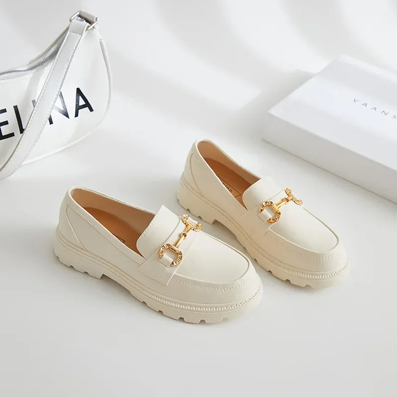 Colette | Comfortable leather loafers with thick soles