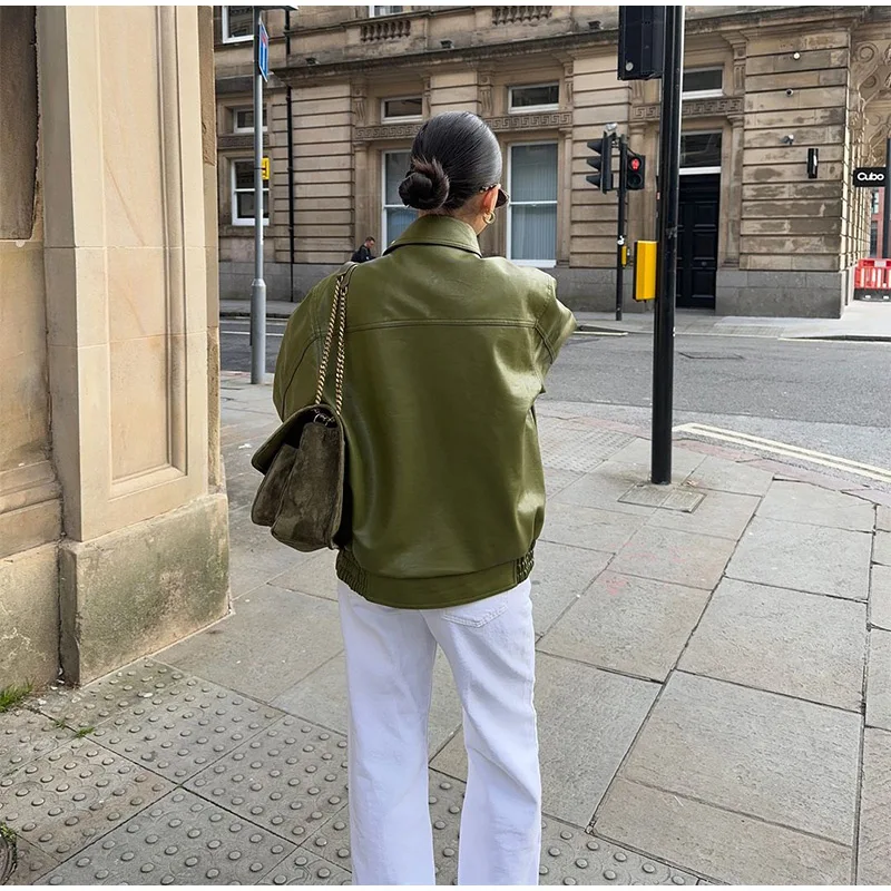 Gabrielle | Veste en cuir véritable