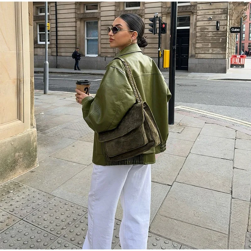 Gabrielle | Veste en cuir véritable