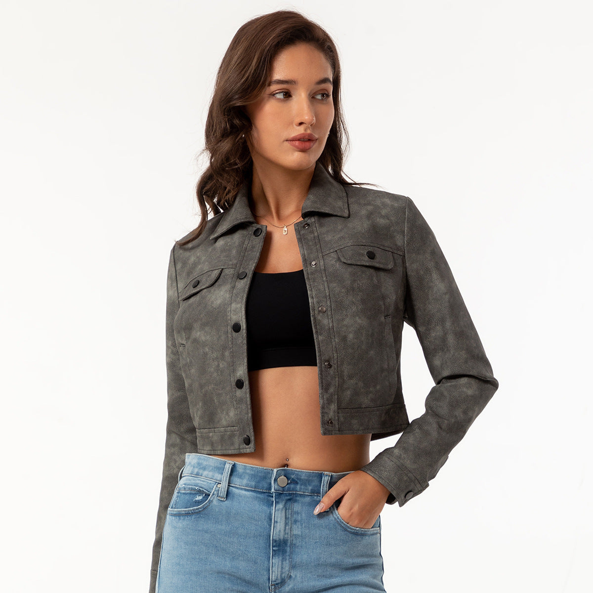 Alicia | Genuine leather jacket