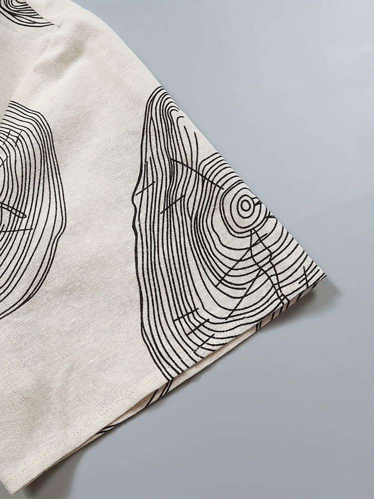 Agathe | Patterned chiffon dress