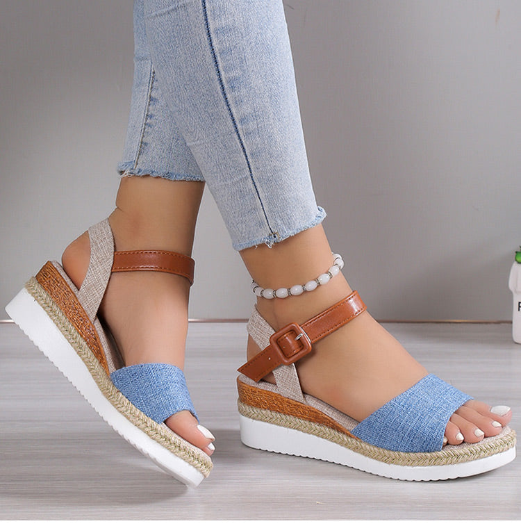 Jasmine | Sandales compensées à la mode et confortables