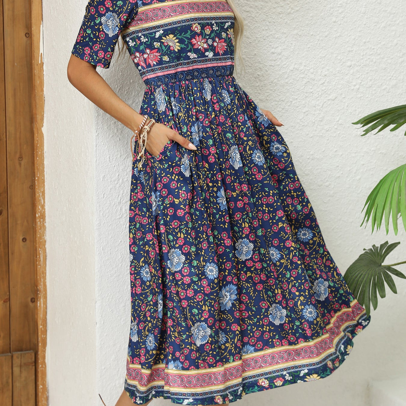 Léa | Robe fleurie en viscose