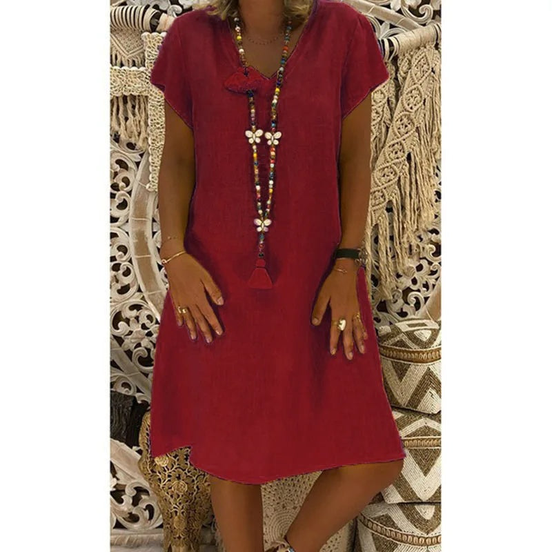 Louane | Robe en mousseline de coton