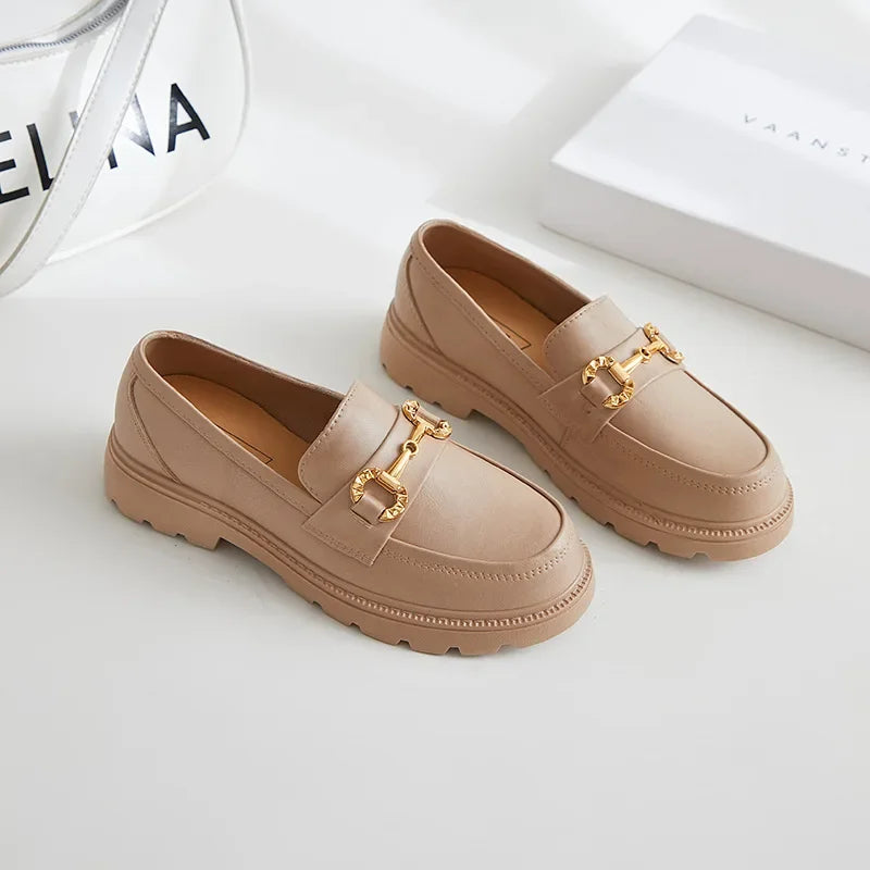 Colette | Comfortable leather loafers with thick soles