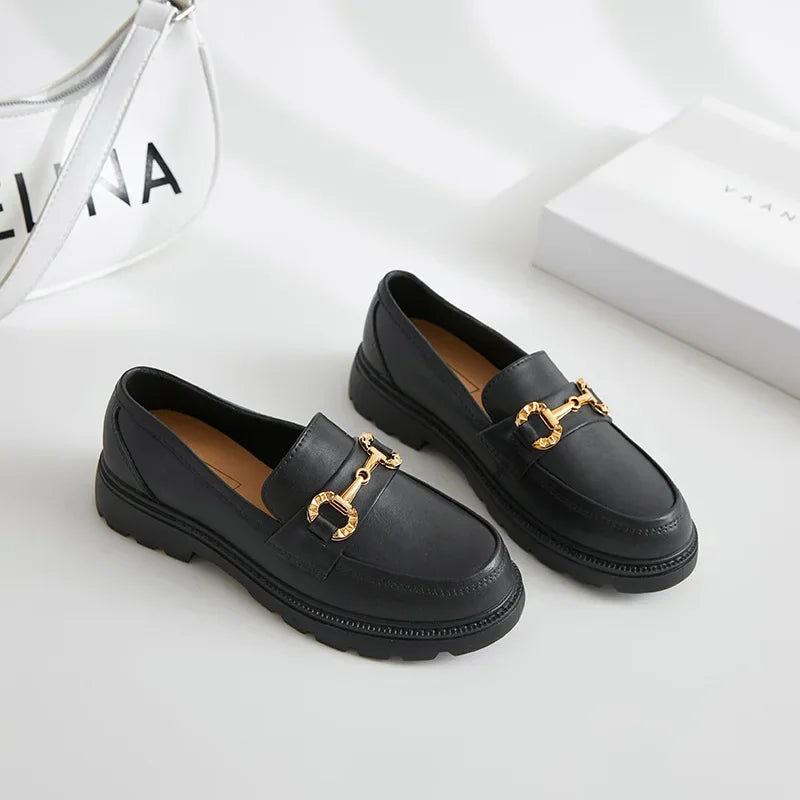 Colette | Comfortable leather loafers with thick soles