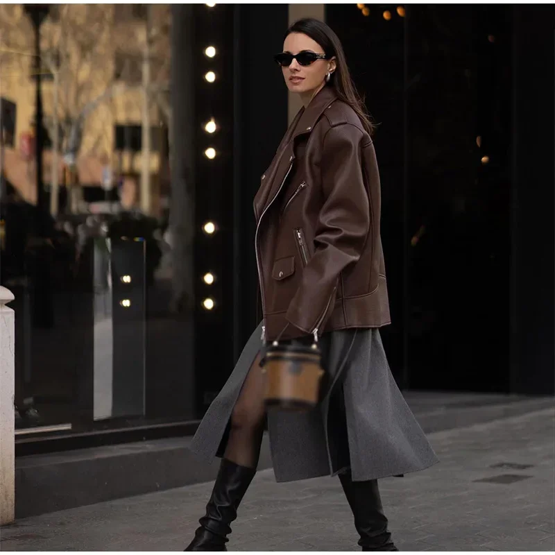 Hortense | Perfecto en cuir véritable