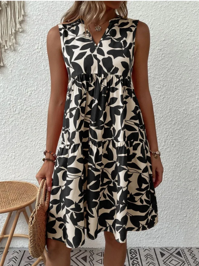 Giorgia | Robe fleurie en viscose